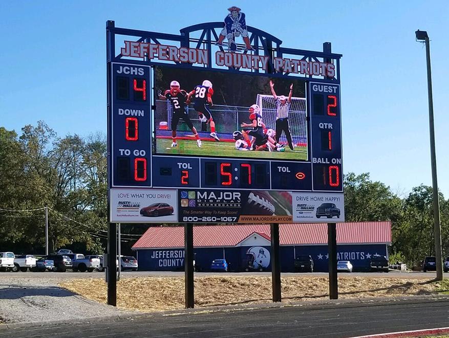 Display LED di tabellone esterno in USA