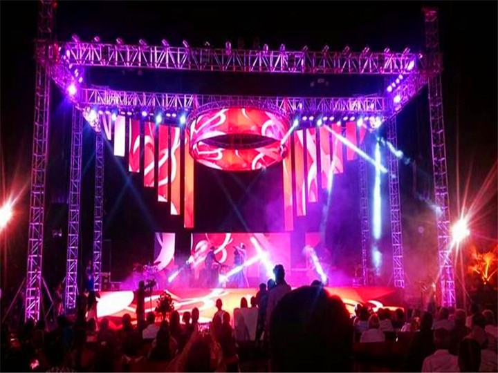 150 Pannelli Indoor P3.91 LED Tile For Indian Events Company