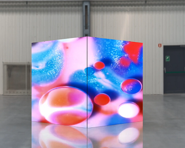 Display LED d'angolo senza cuciture per l'esterno