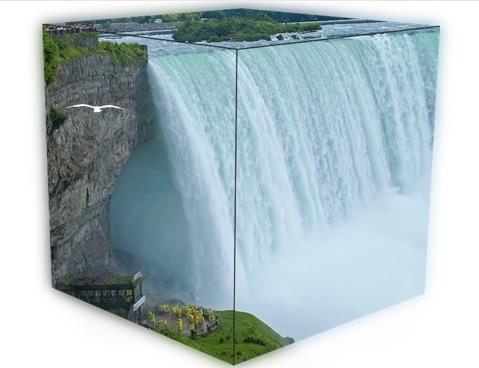 Display LED à angolo retta senza cuciture per esterni